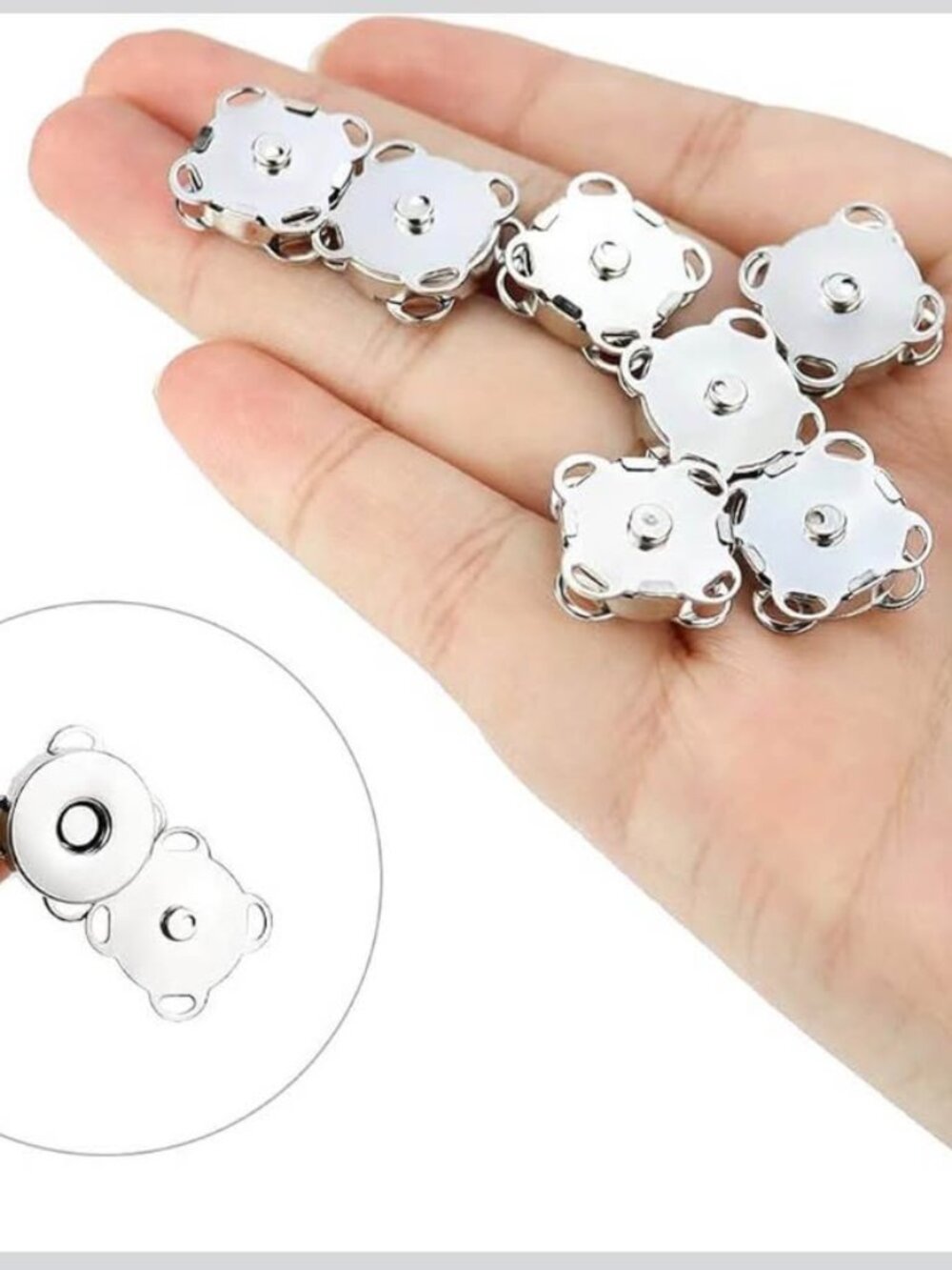 30 sets Magnetic Snap Buttons, 18mm Magnetic Clasps Button